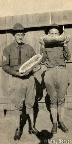 Henry Beaver On Left With Watermelon